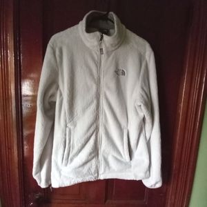 The North Face Fleece Jacket Size:L Color: White